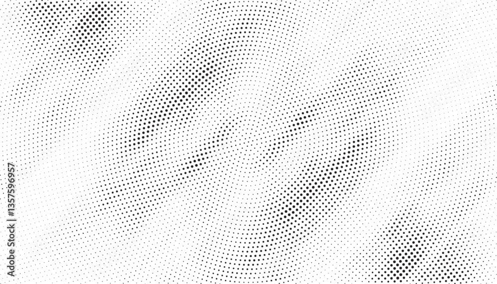 Aufkleber Halftone background vector, abstract backdrop design with two tone pattern and copy space for edit your content