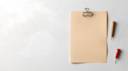 Yellow Sticky Note with Red Pushpin Isolated on Transparent Background