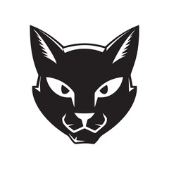 Obraz premium cat logo