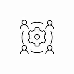 system network icon sign vector