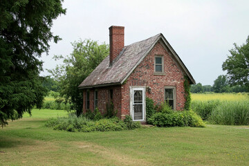 Obraz premium There is a small plant that is growing out of the ground