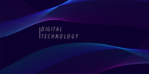 Technology abstract blue purple white gradient background, business digital communication template, artificial intelligence illustration element, future banner poster pattern creative 