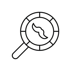 Moustache Prank Vector icon