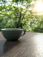 A Cheerful Sunlit Nook Filled with Vintage Books, Lush Green Foliage, and Charming Potted Plants for Cozy Reading Moments