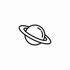 ring planet icon sign vector