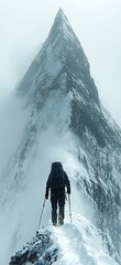 Majestic Snow-Capped Mountain Peak