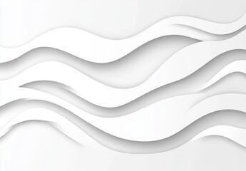 Obraz premium Abstract White Wave Background Texture Pattern Design