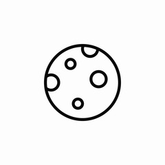 space rock icon sign vector