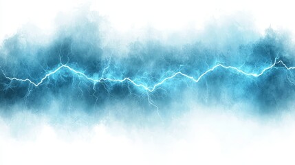 Striking electric blue and white lightning background, a dynamic abstract design