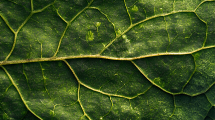 Leaf texture microscopic view