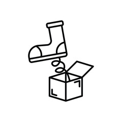 Shoe Prank Vector icon