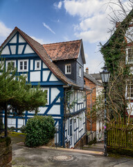 The wonderful medieval old town in Marburg, Hesse, Germany