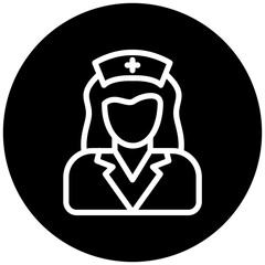 Vector Design Nurse Icon Style