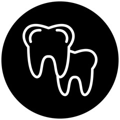Vector Design Tooth Icon Style