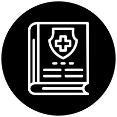 Vector Design Medical Book Icon Style