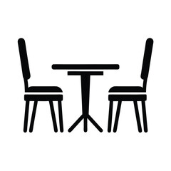 A set of wooden chairs and furniture in a stylish interior