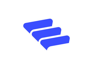 e letter logo with layer - letter e logo