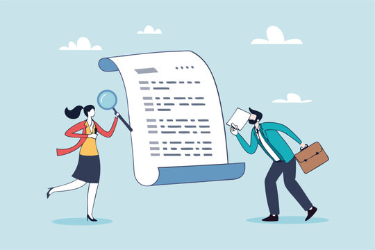 Recruitment, review candidate resume, talent seeker or HR human resource examine applicant, employee or job description, employment or job vacancy concept, business people review candidate resume.