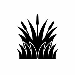 creative details Swamp Grass Icon vector illustration