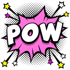 Halloween comic book explosion vector illustration