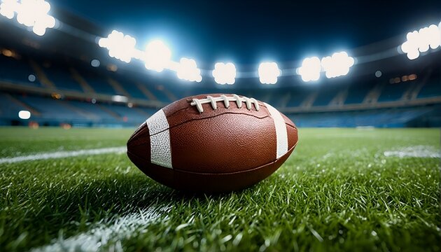 American Football on the Field.