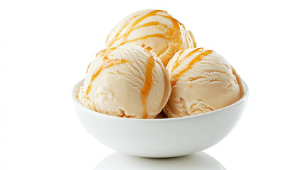 Creamy vanilla ice cream scoops in a bowl (6)