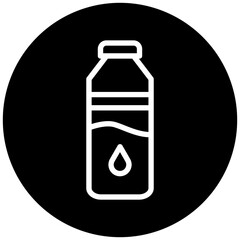 Water Bottle Icon Style