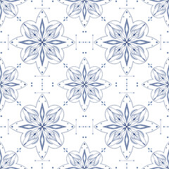 pencil decorative pattern mediterranean tiles. Ornamental design for wrapping paper, textile, cards, stationery, borders