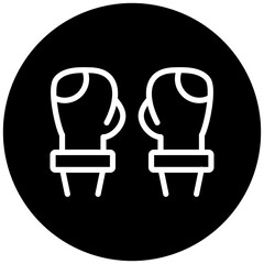 Boxing Gloves Icon Style