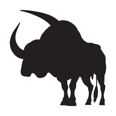 Ankole Watusi Silhouette Vector - High-Quality Tribal Cattle Clipart for Digital and Print Use - Ankole Watusi Vector - Ankole Watusi Icon - Ankole Watusi Illustration

