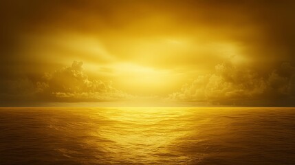 Fototapeta premium Expansive ocean vista, serene blue waters under a clear sky, vast horizon