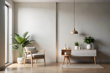 Modern Minimalist Kya Design Mockup with Ample Copy Space