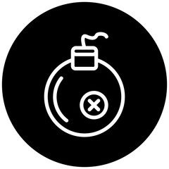 Pirate Bomb Icon Style