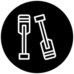 Paddles Icon Style