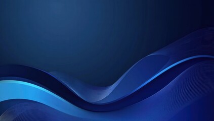 Obraz premium abstract blue wave background