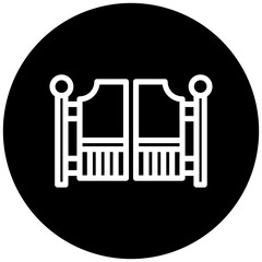 Saloon Gate Icon Style