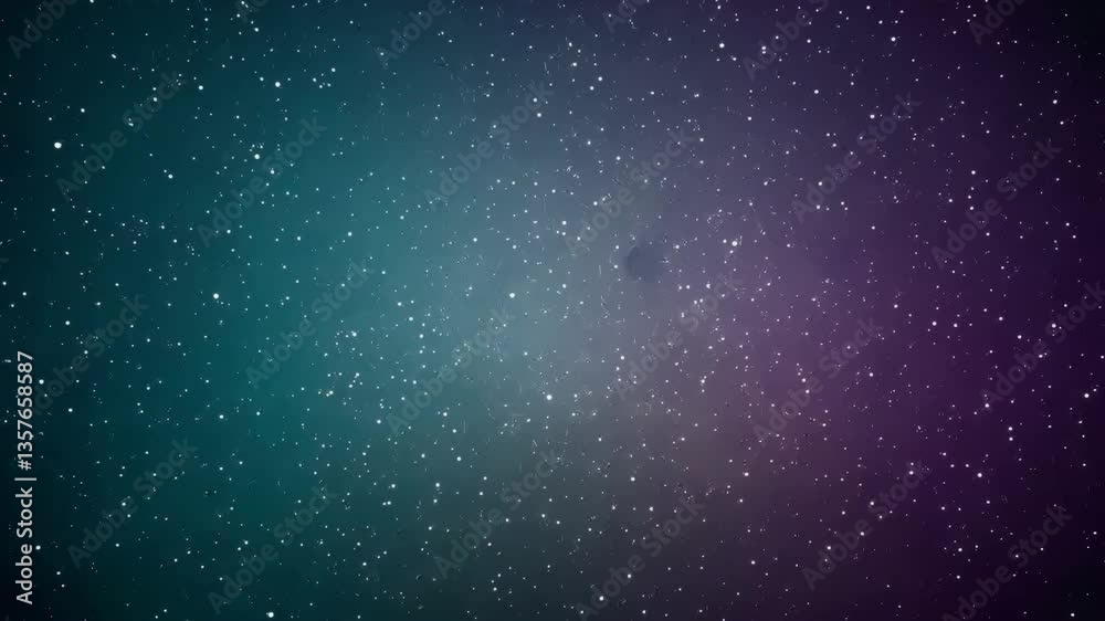 Wall mural abstract starry night background with gradient colors and numerous tiny white dots