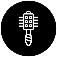Hair Brush Icon Style
