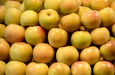 Jujubi fruits showcased at a local farmers market with rustic charm.