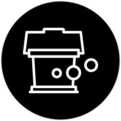 Fototapeta premium Bucket Icon Style