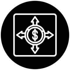 Business Ways Icon Style