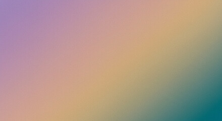 Obraz premium Grainy texture background, abstract color gradient, glowing. Abstract grainy gradient background with warm tones transitioning to cool colors.