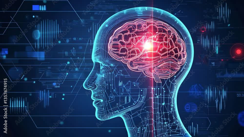 Poster ai and big data visualization with neural networks generative ai