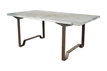 wooden table isolated on white  Skaal Outdoor Teak Extending Dining Table