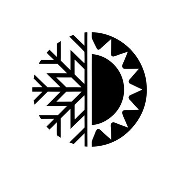 black and white circle