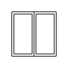 vector illustration of a window
