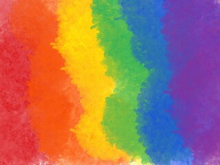 Wallpaper with vertical rainbow watercolor hand draw splash