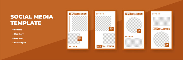 Social Media Template for New Collection Sales