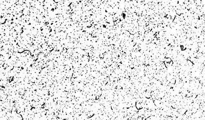 Abstract grunge overlay texture of old grunge surface. Vector black and white grunge background from stains and cracks. 