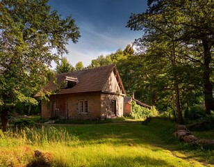 Obraz premium old abandoned house